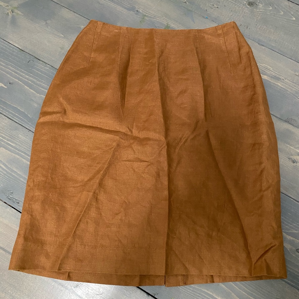 Carol Horn Signature Linen Skirt